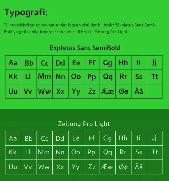 Typography Agder Gass